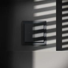 Изображение Выключатель встраиваемый VOLTUM S70 для жалюзи 10А (графит)