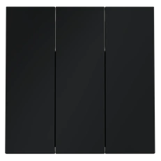 Изображение Клавиши для выключателя/переключателя трехклавишного S70 (графит)