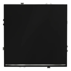 Изображение Выключатель встраиваемый VOLTUM S70 одноклавишный с подсветкой 10А (черный матовый)