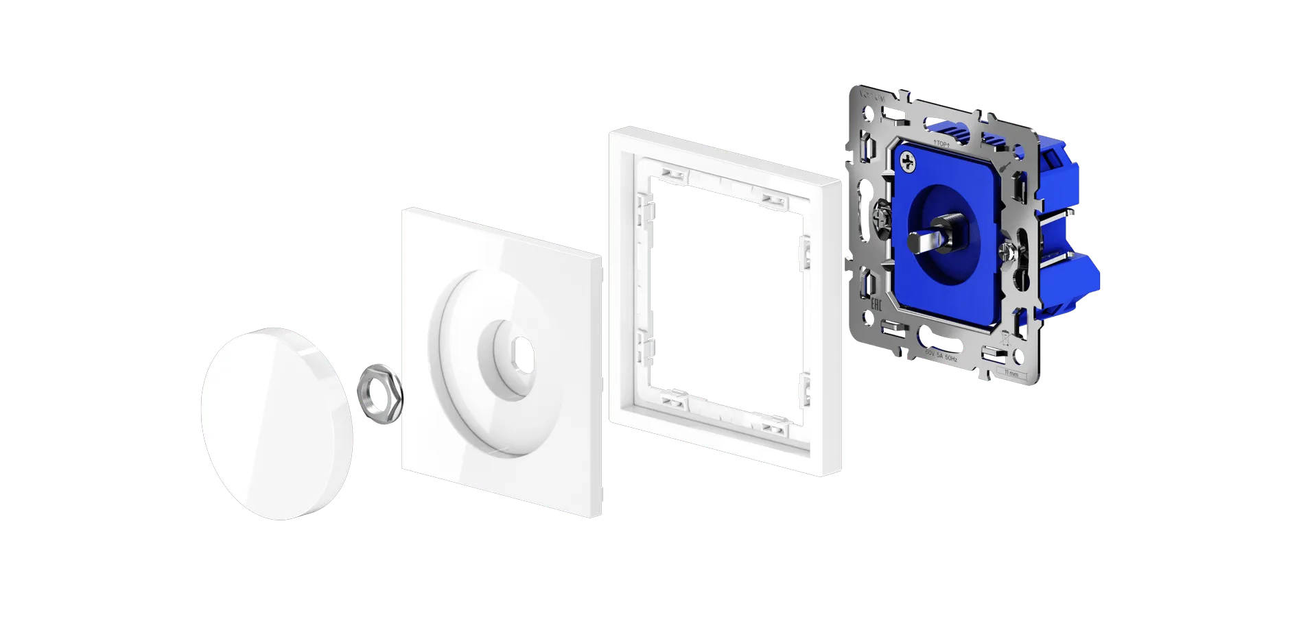 Устройство встраиваемых розеток и выключателей - Светорегулятор
